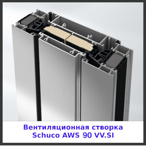 система вентиляционная створка для окон Schuco AWS 90 VV.SI