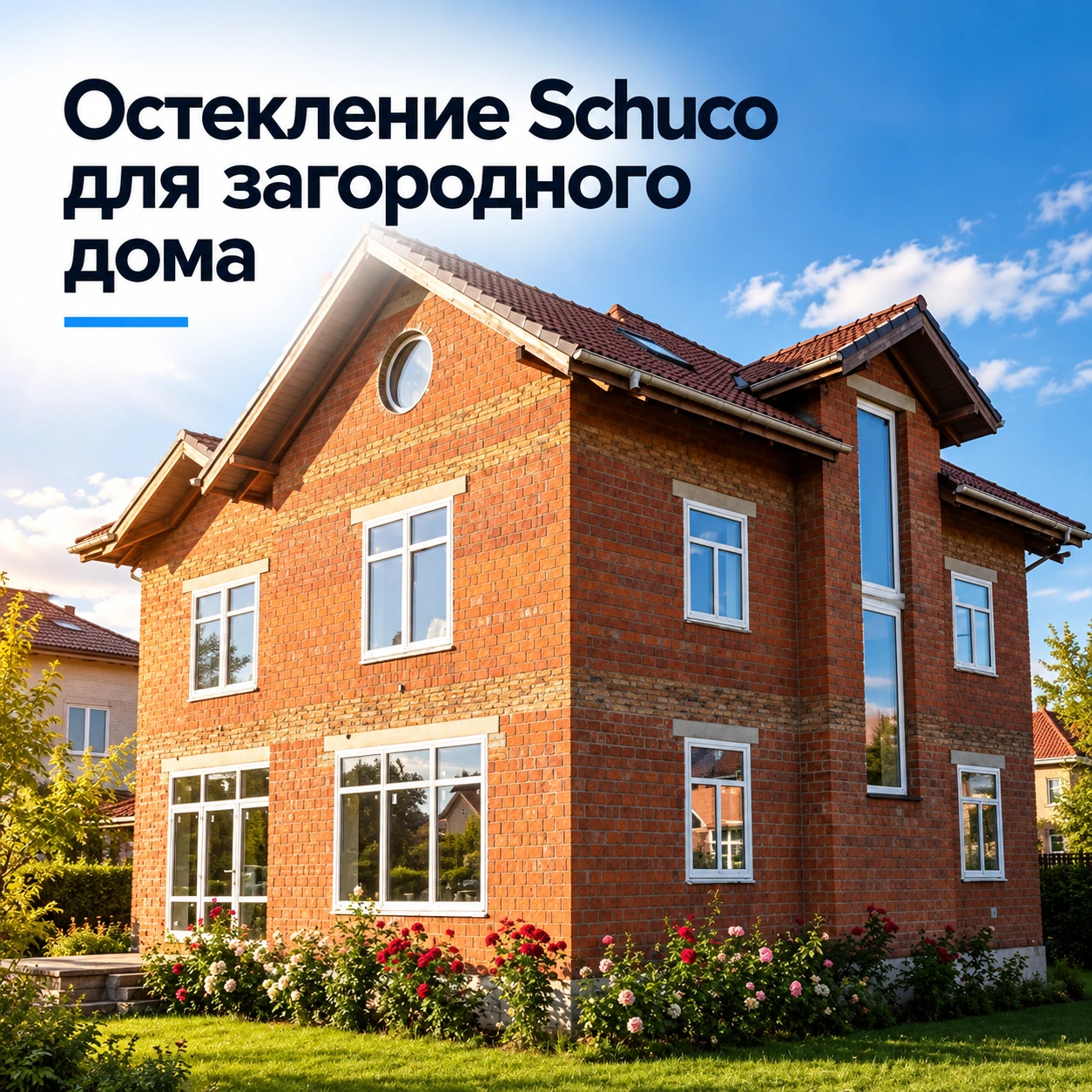 Остекление Schuco для загородного дома