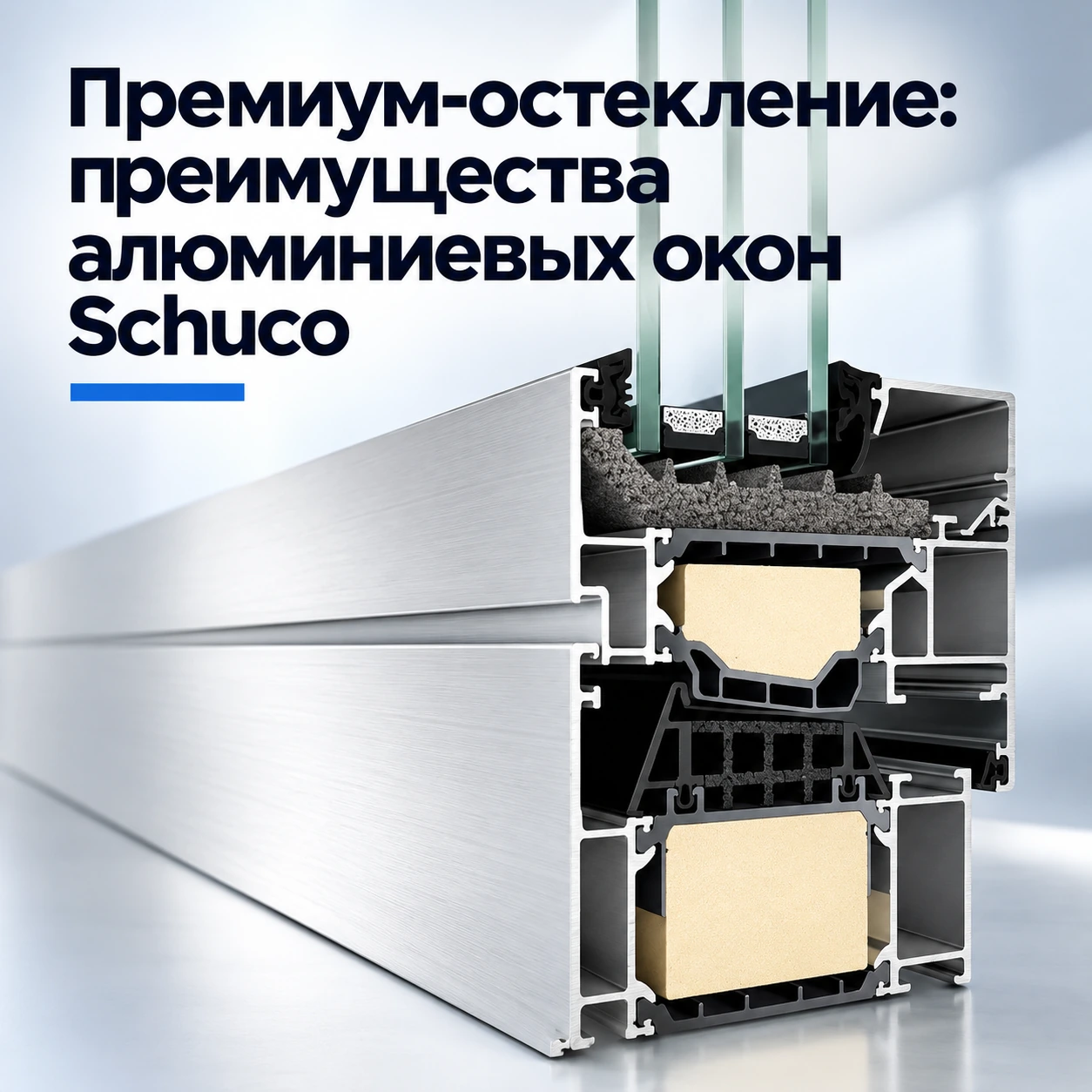Премиум-остекление: разбираем преимущества алюминиевых окон Schuco