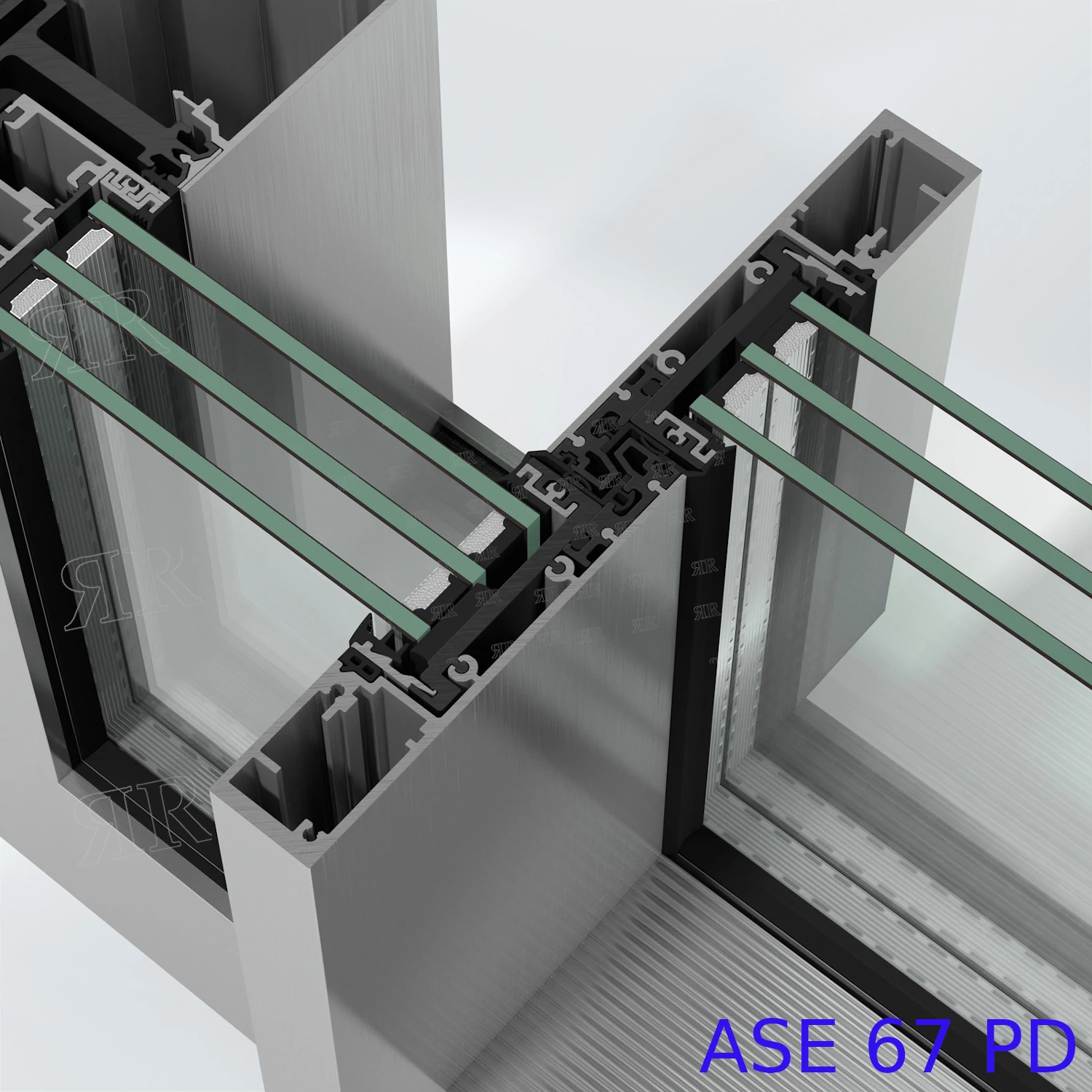Профиль раздвижной системы Schuco ASE 67 PD