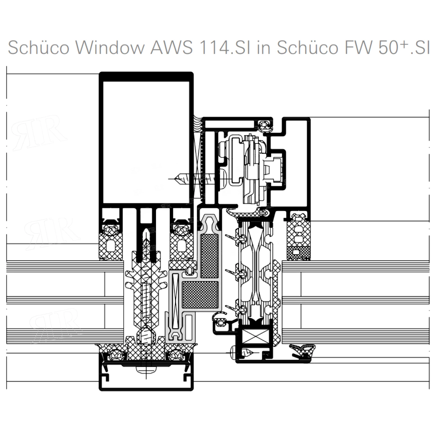сечения schuco-aws-114