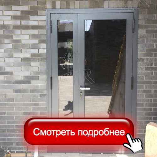 Наша работа, КП Крекшино: штульповая входная дверь в коттедже